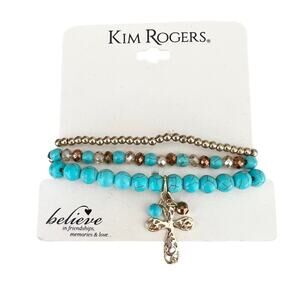 Kim Rodgers Believe in friendships bracelet gift set NWT